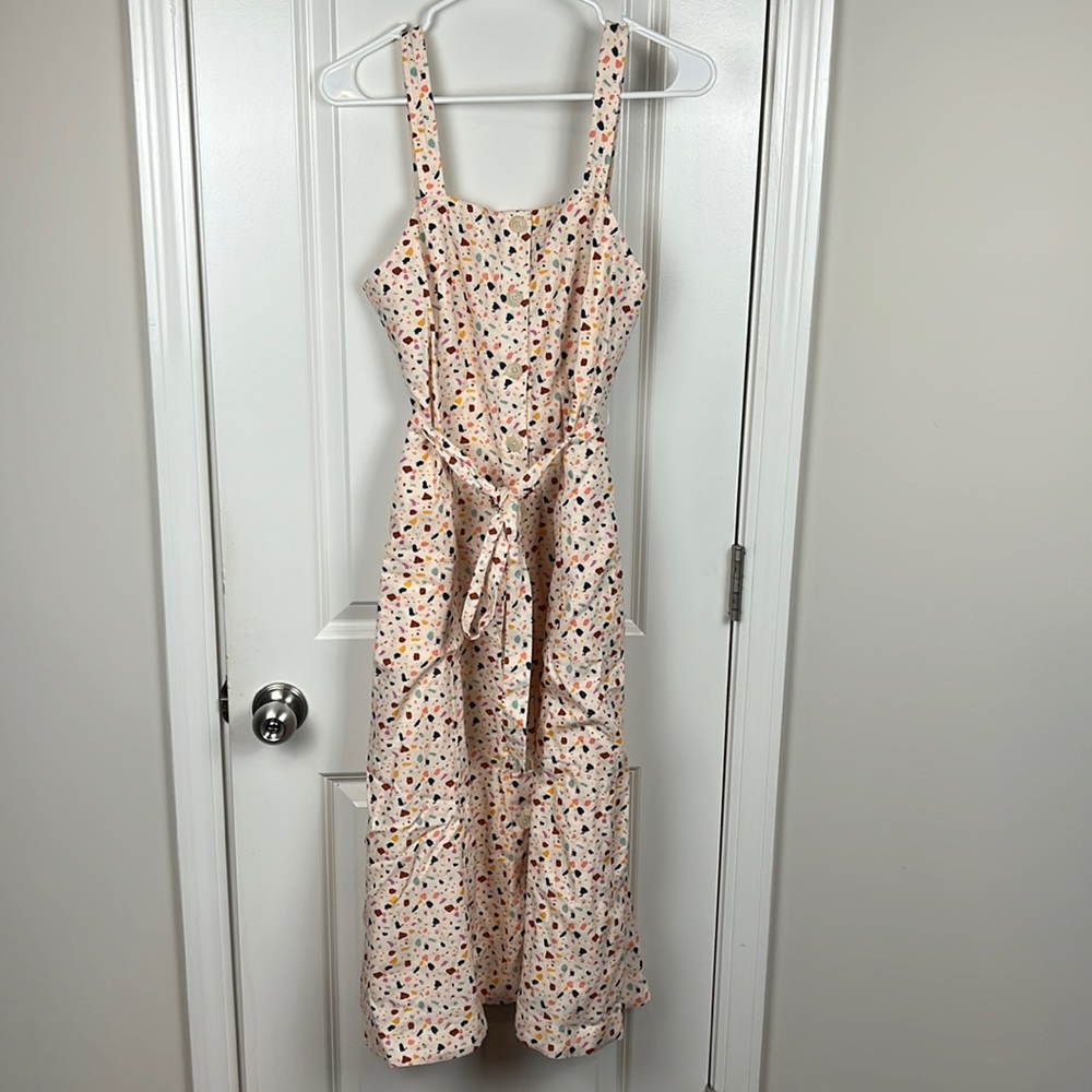Madewell Square-Neck Tank Midi Dress